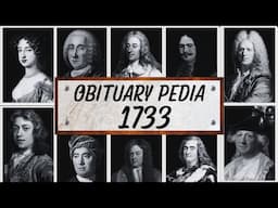 Famous People We've Lost in 1733 - Obituary in 1733