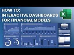 How to create modern Excel dashboards for financial models | Microsoft Excel tutorial