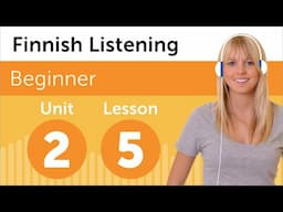 Learn Finnish | Listening Practice - Ordering a Pizza in Finland