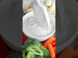 3 INGREDIENT Vegetable Dip #recipe