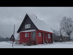 Winter day in a Russian village: ASMR of comfort and nature