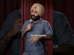 Text vs Call | Vikramjit Singh #standupcomedy #shorts