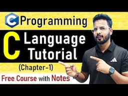 C Language Tutorial for Beginners (with Notes) | c language #clanguage