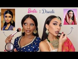 The two MOST insufferable Indian influencers do diwali makeup...