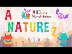 ABC dos Monstrinhos - Letra N - NATAL, NATUREZA, NEVE, NUVEM | Alfabeto Português