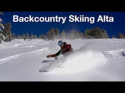 Alta Backcountry Powder Day // Utah Backcountry Skiing