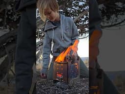 A boy and his genuine G2 5-in Firebox Stove!