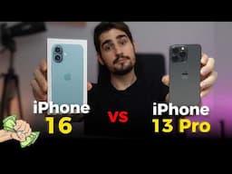 IPHONE 16 vs IPHONE 13 PRO - QUAL O MELHOR PARA COMPRAR EM 2024? comparativo