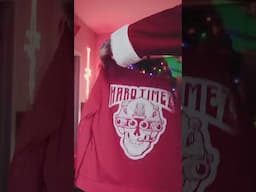 Santa making a hoodie