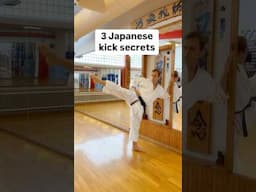 3 KICK Secrets From Japan! 🇯🇵