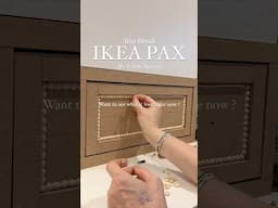 IKEA Pax Hack - I saved a fortune on trim! #ikea #ikeahack #ikeapax #pax