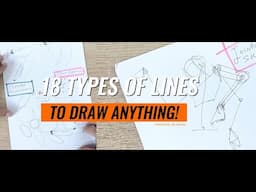 18 Indispensable 'SKETCHING LINES TECHNIQUES' To Draw Anything! | Industrial Design Sketching