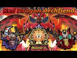 Master 1! Red Dragon Archfiend Enjoyer Crushes Meta Again! Deck List Included! Yu-Gi-Oh Master Duel!