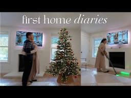 HOME DIARIES | sunday reset + decorating for christmas!