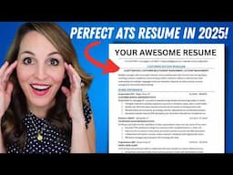 How To Write An Impressive ATS-Friendly Resume in 2025! A Guide To Applicant Tracking Systems!