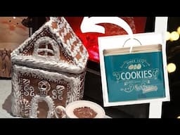 Galletero Gingerbread House Reciclado/Pottery Barn Dupe Diy