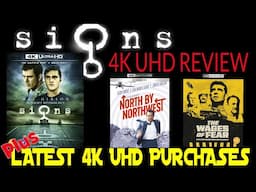 SIGNS (2002) 4K UHD REVIEW + LATEST 4K PURCHASES