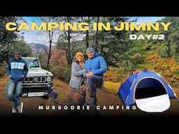 Day#2 My 1st Camping in Jimny | Mileage test | Mussorie Camping #camping #OVERLANDING #jimnycamping