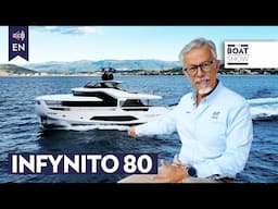 [ENG] FERRETTI YACHTS INFYNITO 80 - Superyacht Tour & Review - The Boat Show