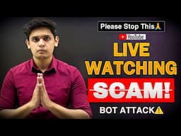 URGENT - Fake Live Watching Alert ‼️ | Our Channel was Attacked | Class 10th