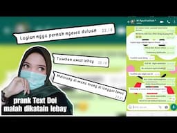 Prank Text doi Pake lagu shiffah Harun-selalu sabar (versi asli dari Aqila-penantian)