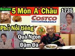 Mới mới Quá Ngon 5 món Á châu Costco ăn thử Phở nổi tiếng Bolsa ở nhà hàng, #1735