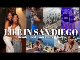 A FEW DAYS AS A COLLEGE STUDENT IN SAN DIEGO: classes, workouts, food, friends, outfits + more!