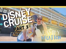 Disney Magic Cruise Vlog Part 3: Pirate's Night Dancing the Night Away with our Parents 🤣