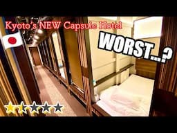 I Spent a Night at Kyoto's NEW Capsule Hotel | Continue Nijojo Kita