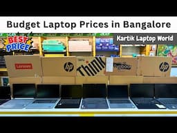 Budget Laptops Starting from 22,000 Rs in SP Road Bangalore | Kartik Laptop World. #laptop