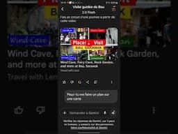 Comment s'aider de l'IA Gemini pour préparer un circuit de voyage à partir d'une vidéo Youtube