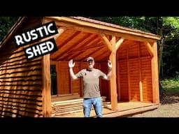 Building a Lean To Shed Addition - Start to Finish - DIY -Off Grid