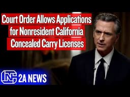 Non Residents Of California Can Now Apply For A Concealed Carry License In California