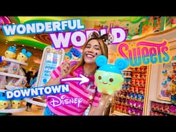 DISNEYLAND Resort AWESOME NEW Candy Store Wonderful World Of Sweets Opens At Downtown Disney!