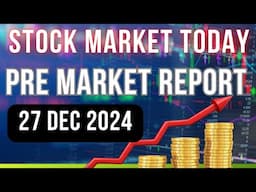 STOCK MARKET TODAY - PRE MARKET REPORT | Tamil Share |  Share Market Nifty Tamil Analysis