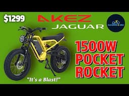 AKEZ Jaguar: 1500W Pocket Rocket E-Bike!