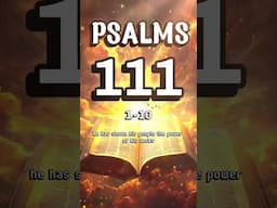 The Greatness of God's Works and Faithfulness: PSALM 111