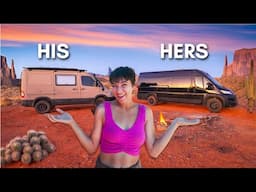 Vanlife in the Arizona Wilderness! (caravanning as a couple in two vans!)