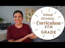 HOMESCHOOL CURRICULM CHOICES 5TH GRADE // TWINS // 2024-2025 year