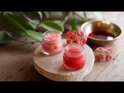 NATURAL LIP CARE ROUTINE: Lip Oil, Lip Gloss, Lip Scrub & Lip Balm