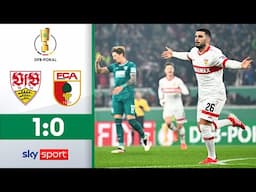 Undav-Tor entscheidet Schwaben-Pokalderby | VfB Stuttgart - FC Augsburg | Highlights Viertelfinale