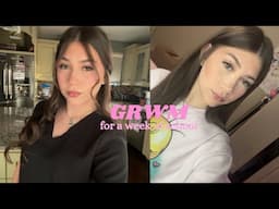 GRWM for school for a week!