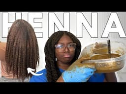 HENNA ROUTINE ON MY TYPE 4 NATURAL HAIR *FULL PROCESS + RESULTS*