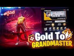 ( CS HIGHLIGHTS !! 💥) - GOLD TO GRANDMASTER IN ONE DAY 👽🔥| RISKY FF 🎯🔥