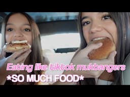 WE ATE LIKE TIKTOK MUKBANGERS FOR A DAY