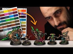 Painting a full Warband IN A SINGLE DAY using my Perfect Paint Palettes! - My first ever Skaven