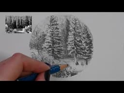 How to Draw Trees | Creating Textures with Pencil & Charcoal, Part 2