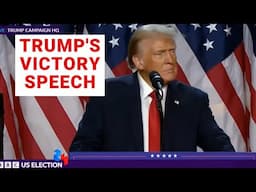 Trump's victory speech | 2024 US Election