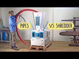 Can we shred old plastic pipes?