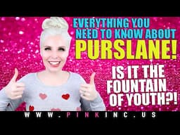 Everything You NEED To Know About Purslane! Is It The Fountain Of Youth?! | Tanya Feifel-Rhodes